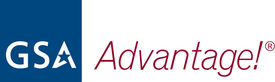 Picture of the GSA Advantage site logo and an external link to our GSA Catalog.